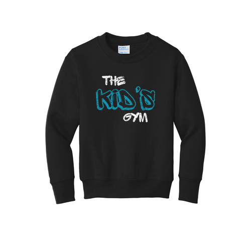 Port and Company Youth Crewneck Sweatshirt -- Jet Black