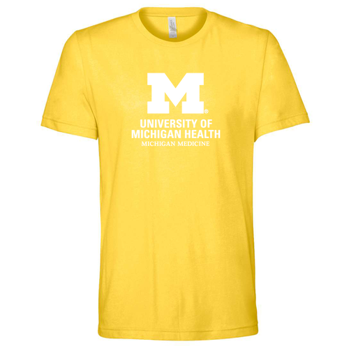 Mens/Unisex Bella Canvas Heather Fitted T-Shirt -- Heather Yellow