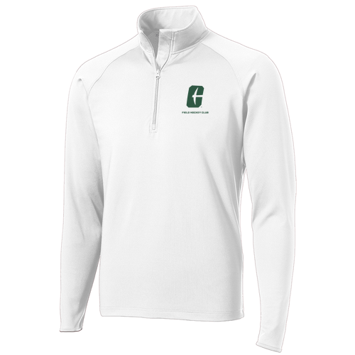 Sport Tek Sport Wick Stretch Half Zip Pullover -- White