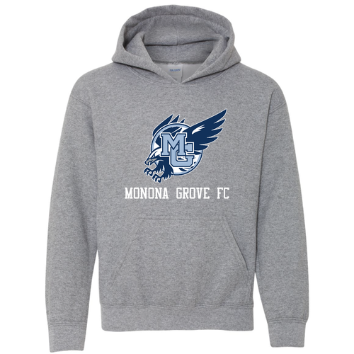 Gildan Heavy Blend Youth Hooded Sweatshirt -- Graphite Heather