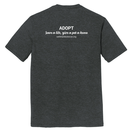 District Made Mens Perfect Tri Crew Tee -- Black Frost