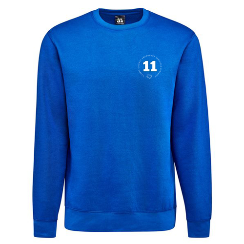 J. America BTB Fleece Crew -- Royal