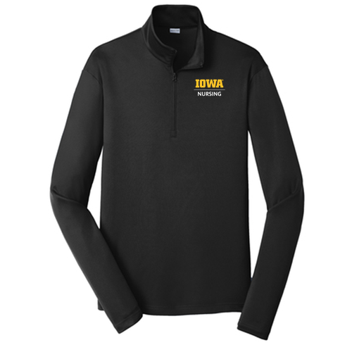 Sport-Tek PosiCharge Competitor Quarter Zip Pullover -- Black