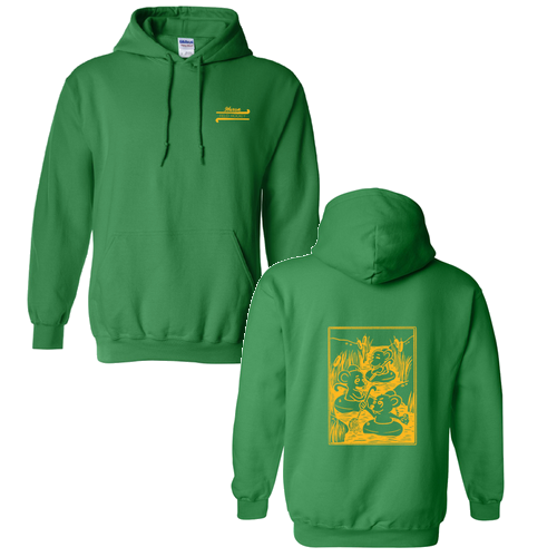 Mens/Unisex Gildan Heavy Blend Hooded Sweatshirt -- Irish Green