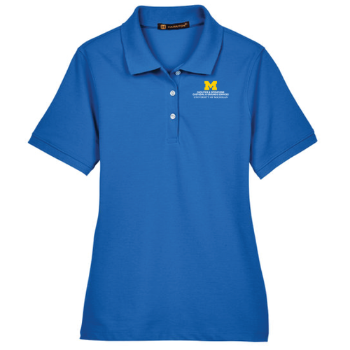 Ladies Harriton 5.6 oz. Easy Blend Polo -- True Royal, $26