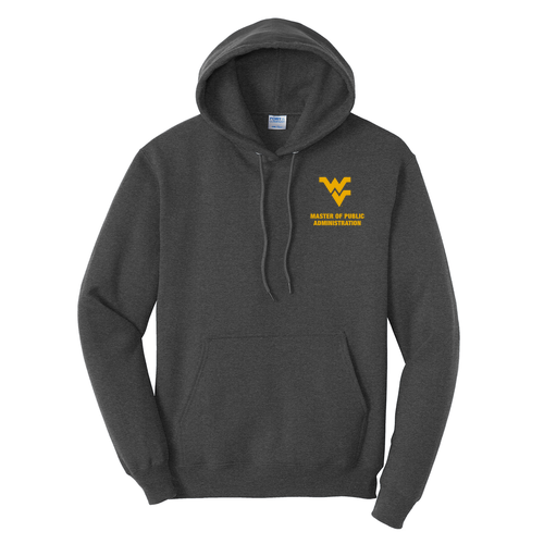 Port and Company Core Fleece Pullover Hooded Sweatshirt -- Charcoal