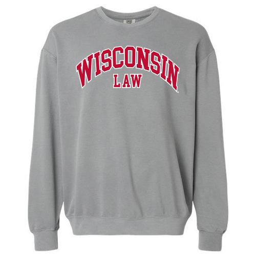 Comfort Colors Lightweight Adult Ringspun Crewneck Sweatshirt -- Grey