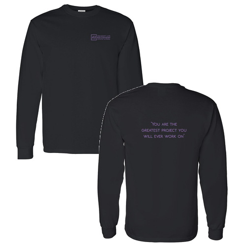 Gildan Heavy Cotton Longsleeve Basic T-Shirt -- Black