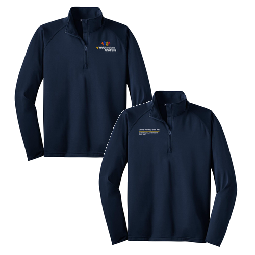 Sport Tek Sport Wick Stretch Half Zip Pullover -- True Navy