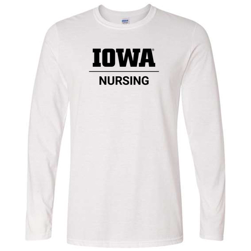 Gildan Softstyle Longsleeve T Shirt -- White