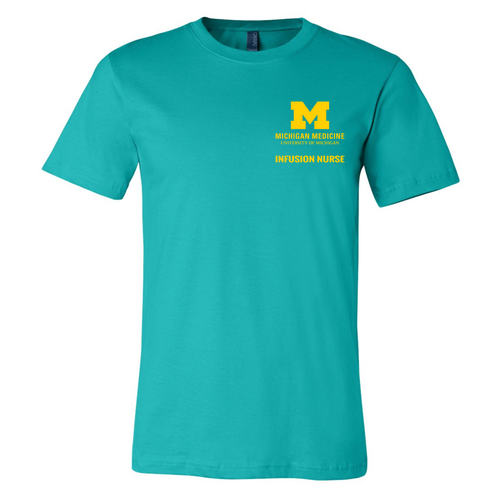 Bella Canvas Soft Fitted Jersey T-Shirt -- Teal