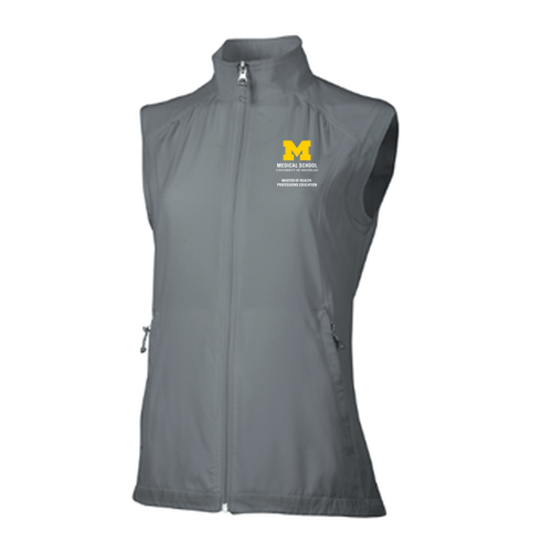 Ladies Charles River Pack-N-Go Vest -- Grey