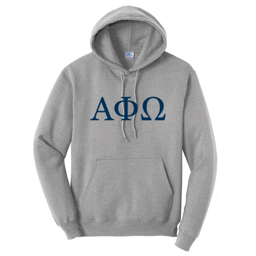 Port and Company Core Fleece Pullover Hooded Sweatshirt -- Athletic Heather