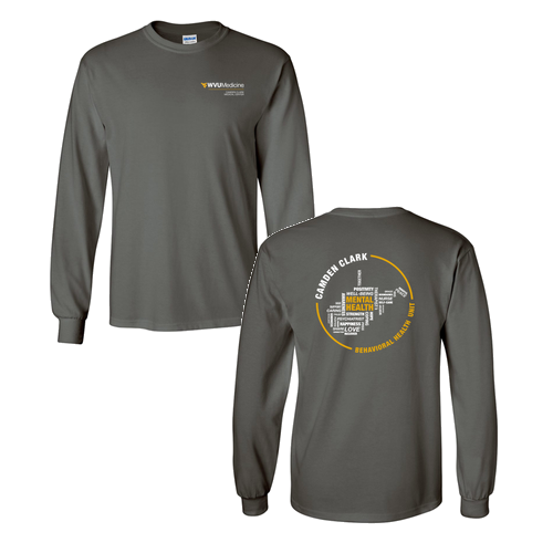 Gildan Heavy Cotton Longsleeve Basic T-Shirt -- Charcoal