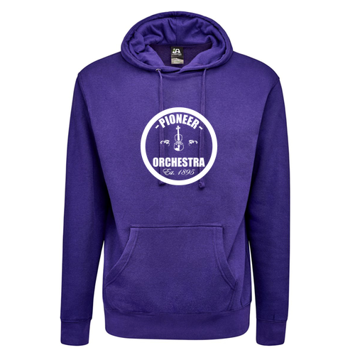 J America BTB Fleece Hooded Sweatshirt -- Purple