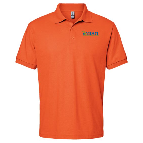 Gildan DryBlend Jersey Polo -- Orange