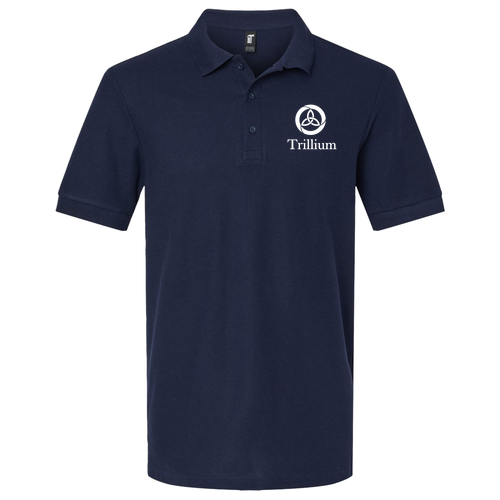 Gildan Unisex Pique Polo -- Navy