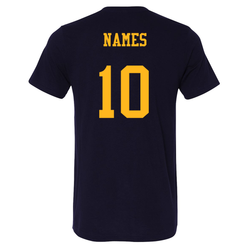 Bella Canvas Triblend Short Sleeve T-Shirt -- Solid Navy Triblend
