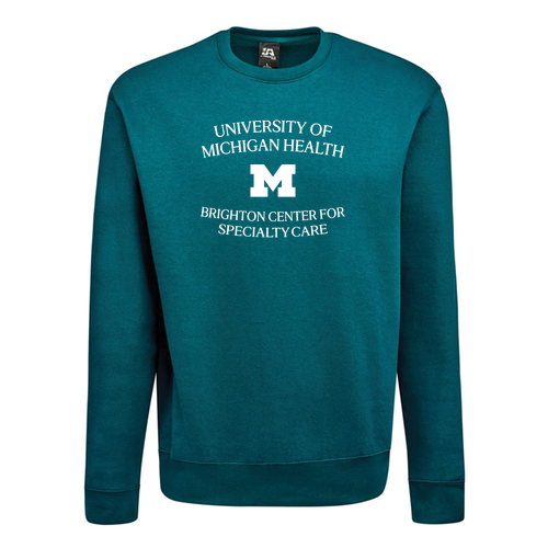 J. America Soft BTB Fleece Crewneck Sweatshirt -- Storm