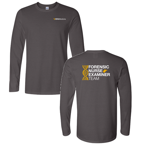 Gildan Softstyle Longsleeve T Shirt -- Charcoal