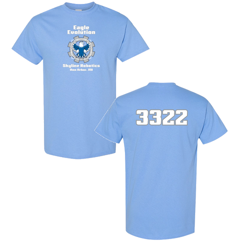 Gildan Heavy Cotton Basic T-Shirt -- Carolina Blue