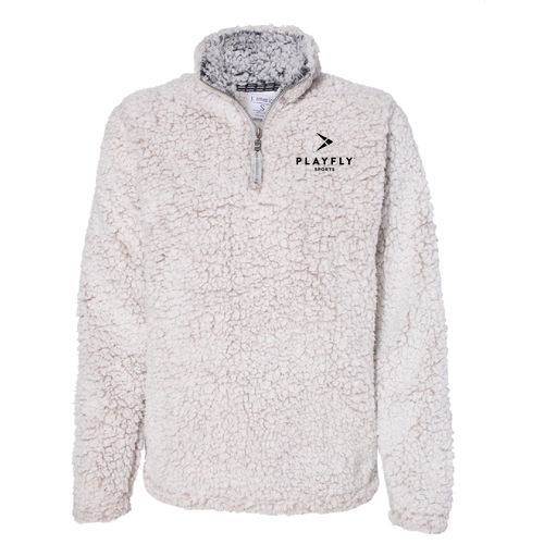 Playfly Women’s Epic Sherpa Quarter-Zip Pullover -- Oatmeal Heather