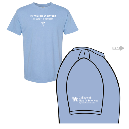 Comfort Colors Ringspun Garment Dyed T Shirt -- Washed Denim