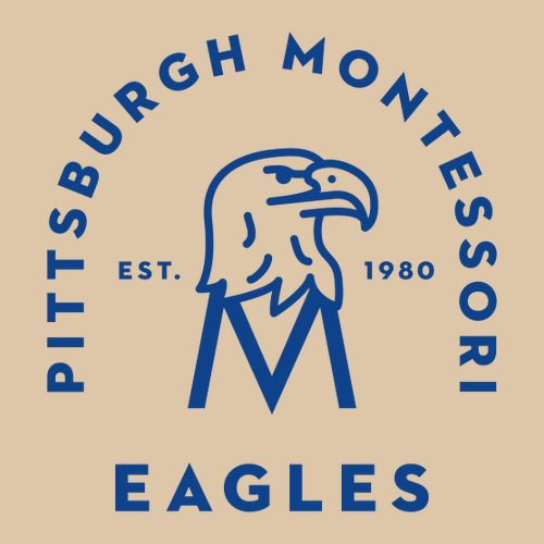 Canvas Boat Tote with Contrasting Handles -- Natural / Royal