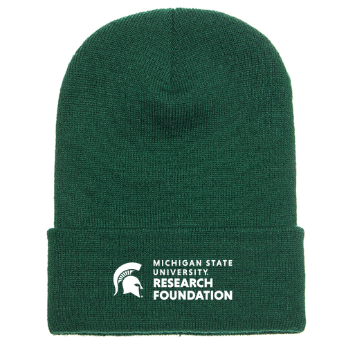 Yupoong Knit Hat with Cuff -- Spruce