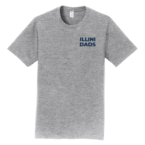 Illini Dads Short Sleeve Tee -- Athletic Heather
