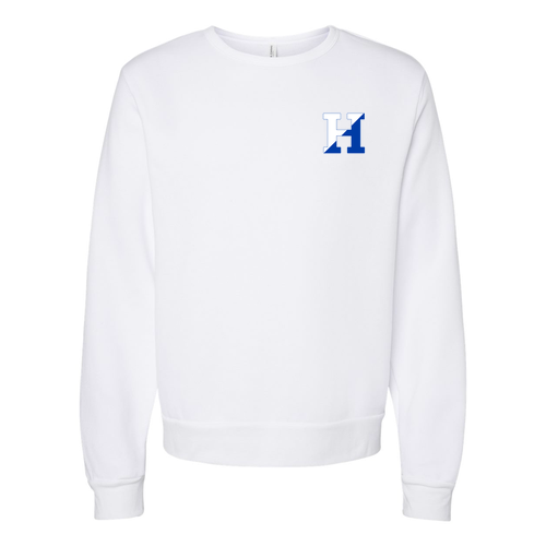 Bella+Canvas Sponge Fleece Classic Crewneck Sweatshirt -- White