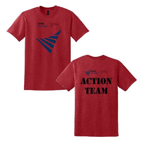 Gildan DryBlend 50/50 T-Shirt -- Heather Scarlet