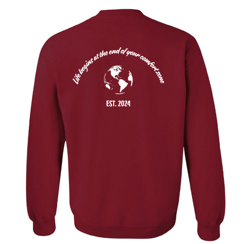 Gildan Heavy Blend Crew Neck Sweatshirt -- Cardinal Red