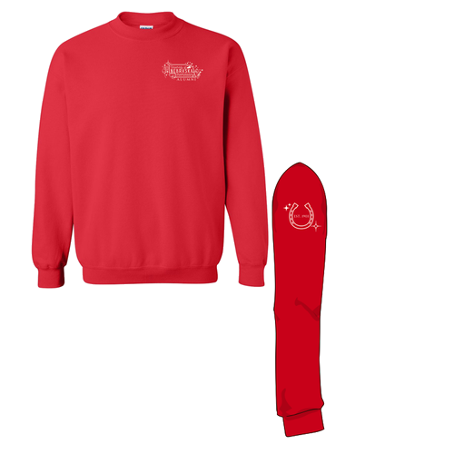 Gildan Heavy Blend Crew Neck Unisex Sweatshirt -- Red