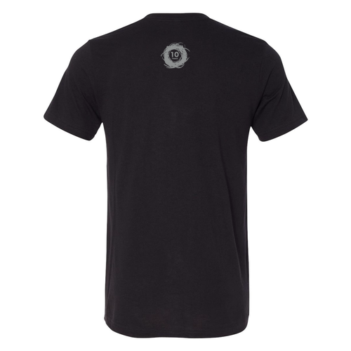 Mens/Unisex Bella Canvas Triblend Short Sleeve T-Shirt -- Solid Black