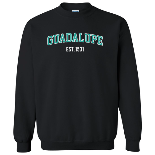 Mens/Unisex Gildan Guadalupe Crewneck Sweatshirt -- Black