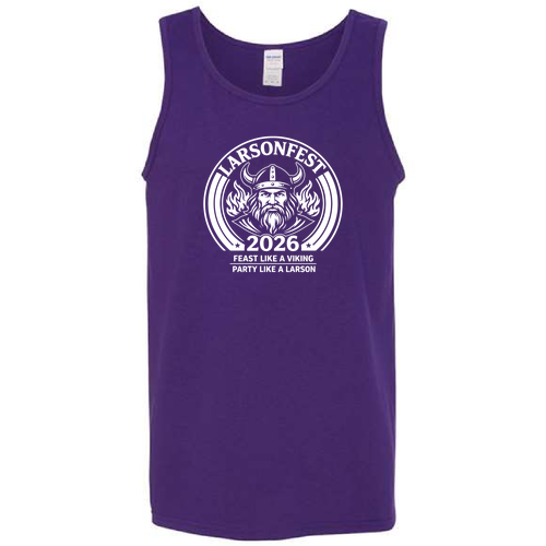 Gildan Heavy Cotton Adult Tank Top -- Purple