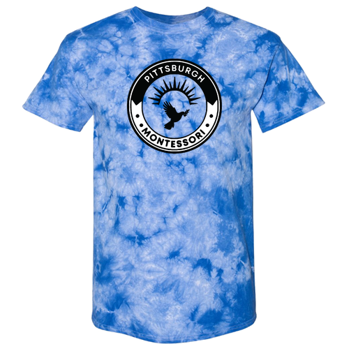 Dyenomite Crystal Tie Dyed T-Shirts -- Royal
