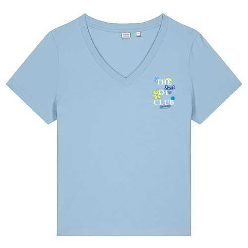 Stanley/Stella Women’s Stella Isla V-Neck Tee -- Blue Soul