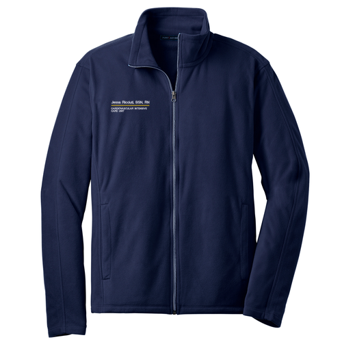 Port Authority Microfleece Jacket -- True Navy