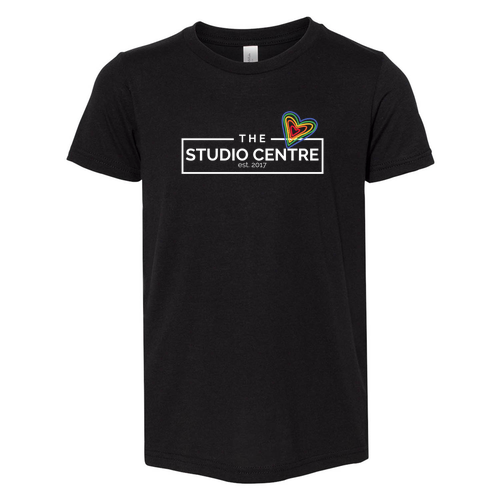 Dance is For Everyone Youth Bella Canvas Triblend Short Sleeve Tee -- Solid Black