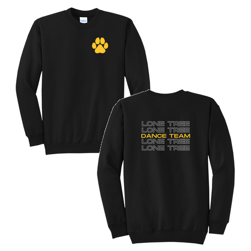 Port and Company Classic Crewneck Sweatshirt -- Jet Black