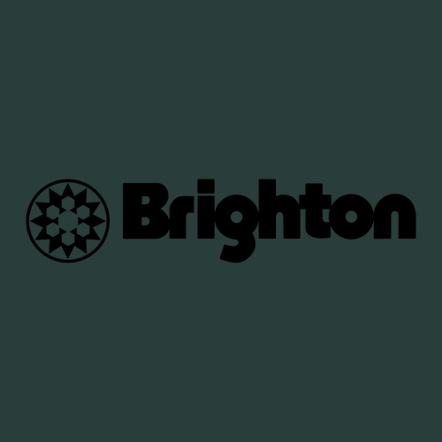 Brighton Logo 1 black Ink -- Crewneck Sweatshirt Forest