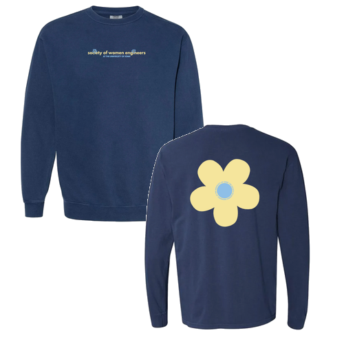 Comfort Colors Adult Crewneck Sweatshirt -- True Navy