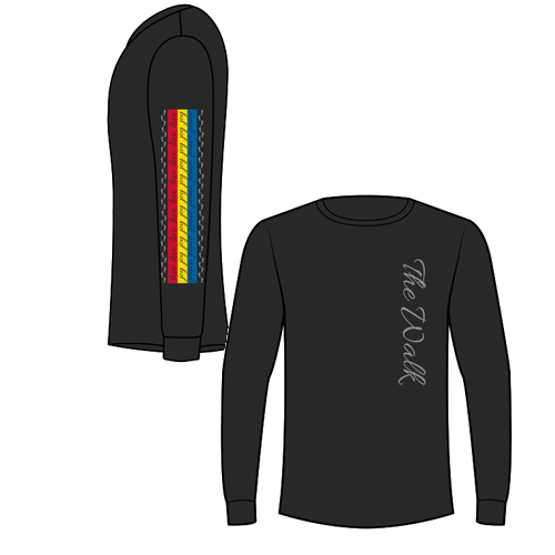 Gildan Ultra Cotton Longsleeve Basic T-Shirt -- Black