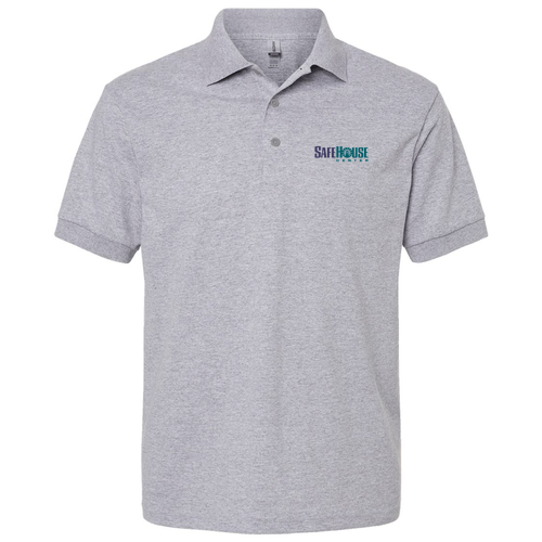 Gildan DryBlend Jersey Polo -- Sport Grey