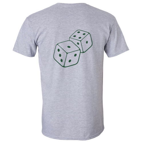 Dice Soccer Unisex T-Shirt -- Sport Grey