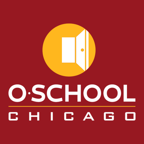 O-School Trucker Hat -- Flame Red / White