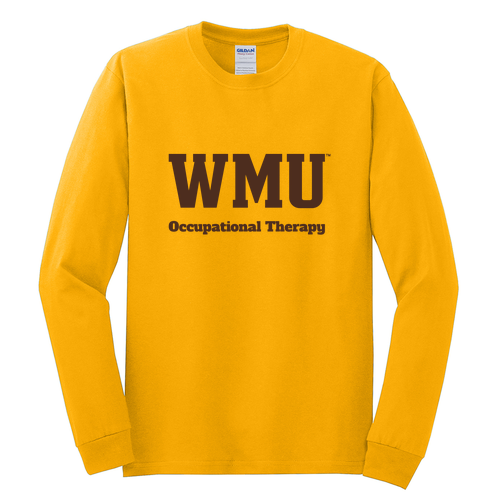 Gildan Heavy Cotton Longsleeve Basic T-Shirt -- Gold