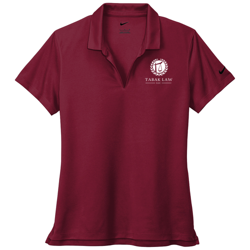 Nike Ladies Dri-Fit Micro Pique 2.0 Polo -- Team Red